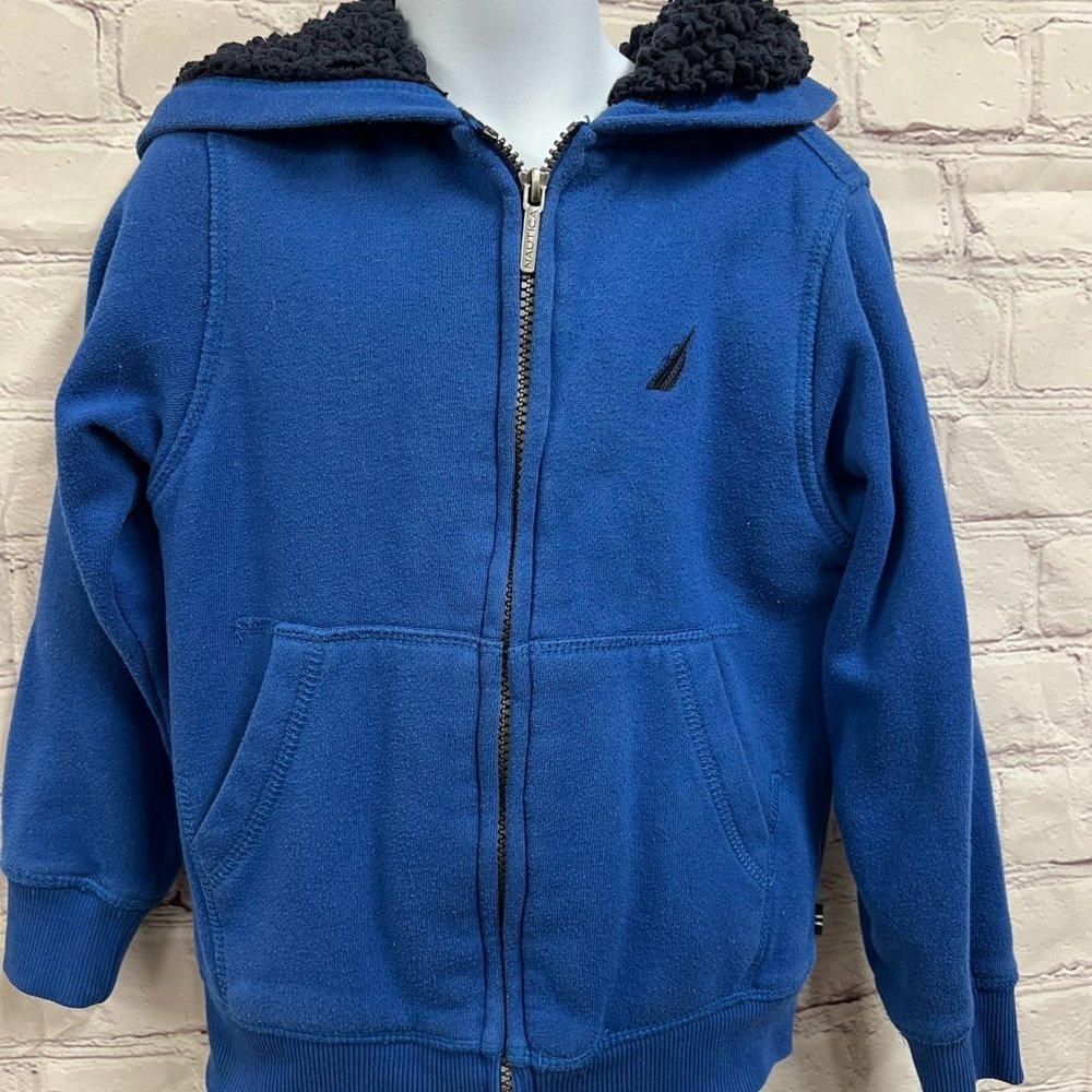 Boys Nautica Zippered Fleece Hoodie